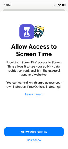 Allow with Face ID